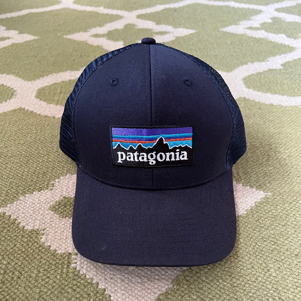 Unisex Adjustable Patagonia Trucker Style Baseball Hat - Navy - One Size